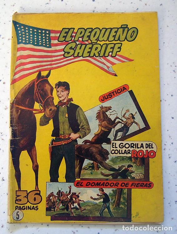 C&oacute;mics: COLECCION MUCHACHOS INTR&Eacute;PIDOS . EL PEQUE&Ntilde;O SHERIFF . NUMERO 5 - Foto 1