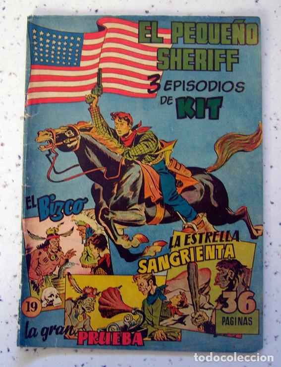 C&oacute;mics: COLECCION MUCHACHOS INTR&Eacute;PIDOS . EL PEQUE&Ntilde;O SHERIFF . NUMERO 19 - Foto 1