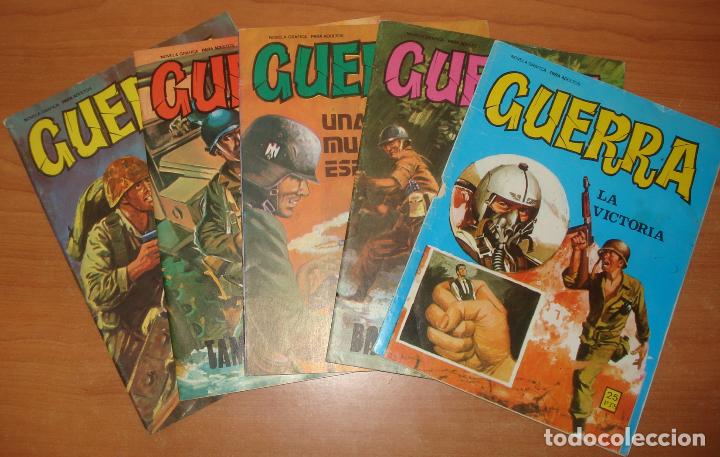 C&oacute;mics: Lote de 4 comics GUERRA. Editorial Vilmar. A&ntilde;o 1978. - Foto 1