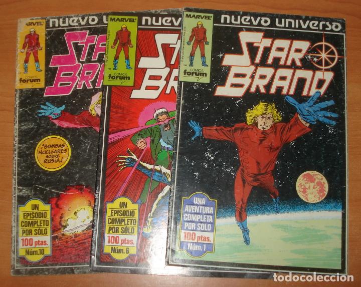 C&oacute;mics: Lote de 3 comics STAR BRAND. Marvel. Comics Forum. - Foto 1