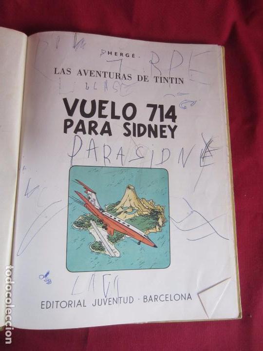 C&oacute;mics: TINTIN - VUELO 714 PARA SIDNEY - 1969 - HERG&Eacute; - Foto 3