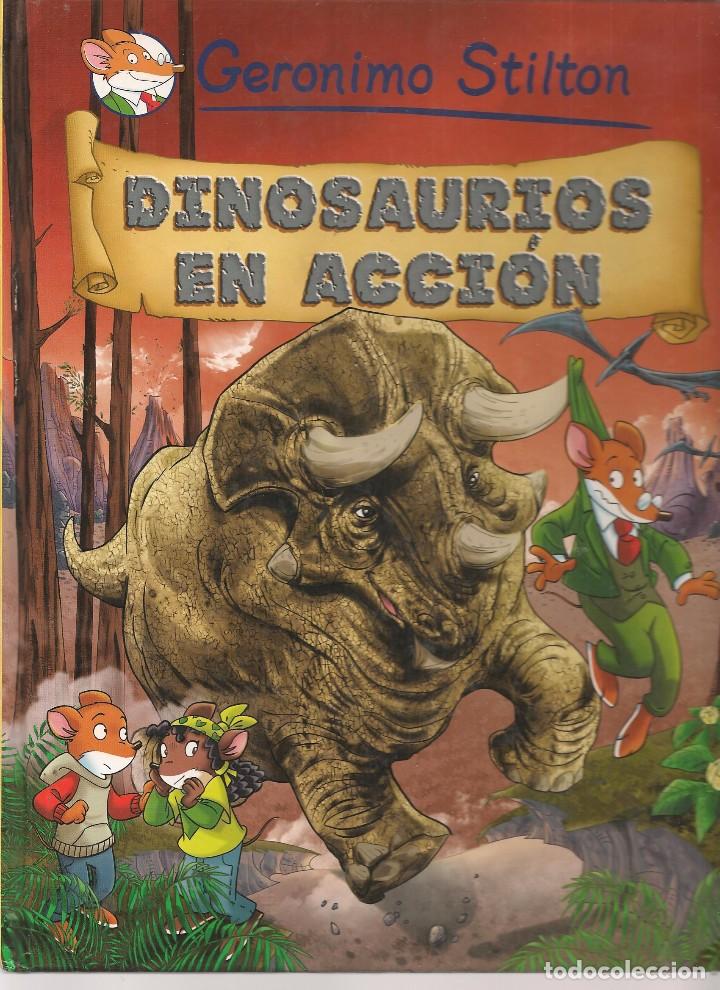 C&oacute;mics: GERONIMO STILTON. DINOSAURIOS EN ACCI&Oacute;N. CIRCULO DE LECTORES. 2011.  (Z/12) - Foto 1