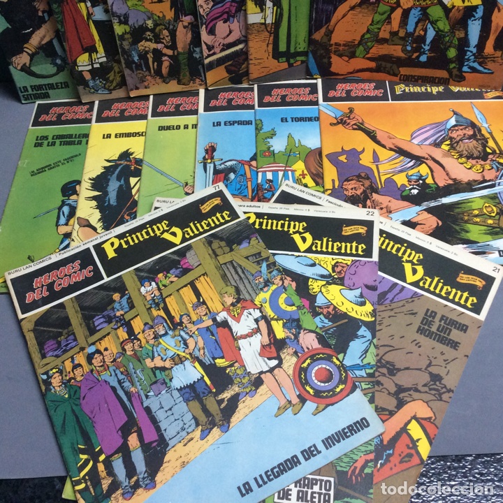 C&oacute;mics: PRINCIPE VALIENTE , LOTE DE 18 EJEMPLARES -ED. BURU LAN - Foto 1