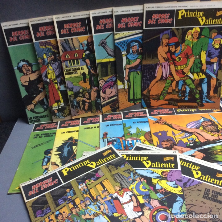 C&oacute;mics: PRINCIPE VALIENTE , LOTE DE 18 EJEMPLARES -ED. BURU LAN - Foto 2