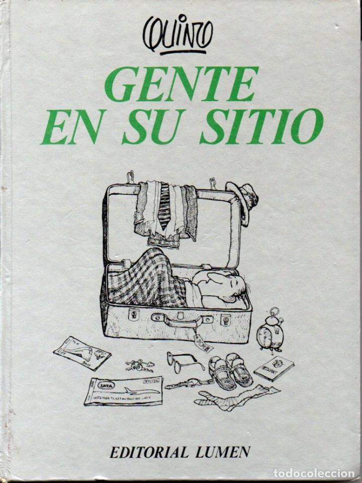 C&oacute;mics: QUINO : GENTE EN SU SITIO (LUMEN, 1978) PRIMERA EDICI&Oacute;N - Foto 1