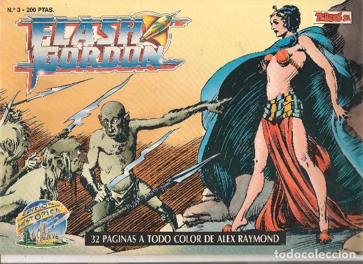 C&oacute;mics: FLASH GORDON. N&ordm; 3. EDICI&Oacute;N HISTORICA. TEBEOS/EDICIONES B 1988. (ST/B10) - Foto 1