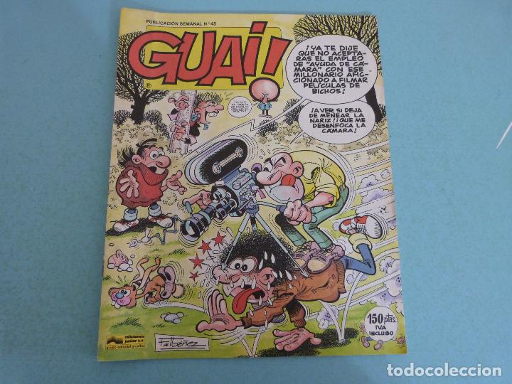 C&oacute;mics: COMIC DE GUAI N&ordm; 45 A&Ntilde;O 1989 DE TEBEOS S.A. - Foto 1