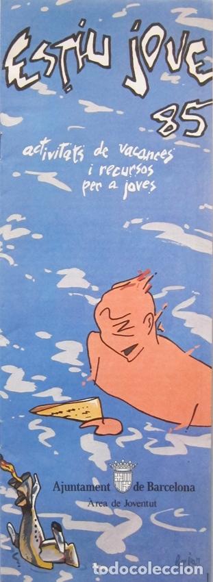C&oacute;mics: Pere Joan. Programa actividades Estiu jove, Barcelona 1986 - Foto 1