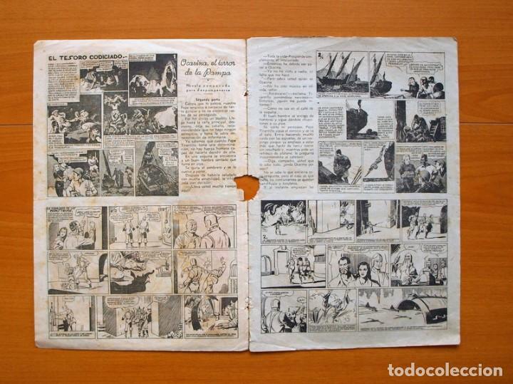 C&oacute;mics: Dos en uno - n&ordm; 4 El tesoro codiciado, La cabalgata de los monstruos - Ediciones PROA 1944 - Foto 2