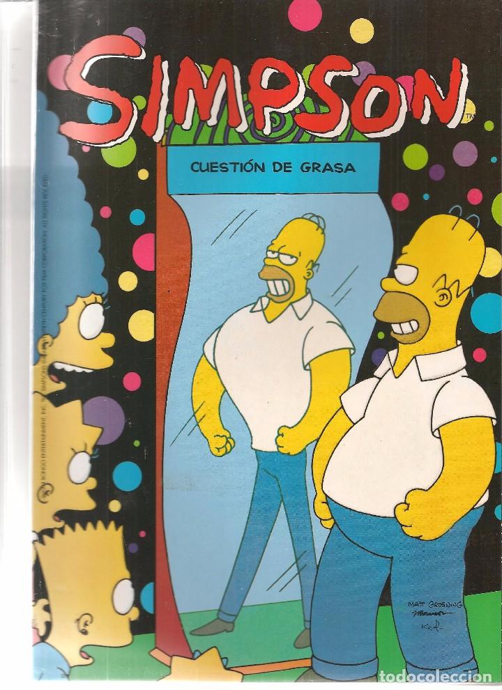 C&oacute;mics: SIMPSON. CUESTI&Oacute;N DE GRASA. BONGO/EDICIONES B 2004.  (ST/) - Foto 1