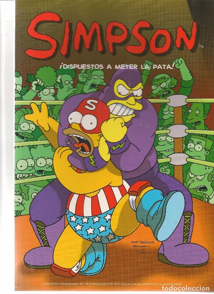C&oacute;mics: SIMPSON. &iexcl;DISPUESTOS A METER LA PATA !.  BONGO / EDICIONES B 2004. (ST/) - Foto 1