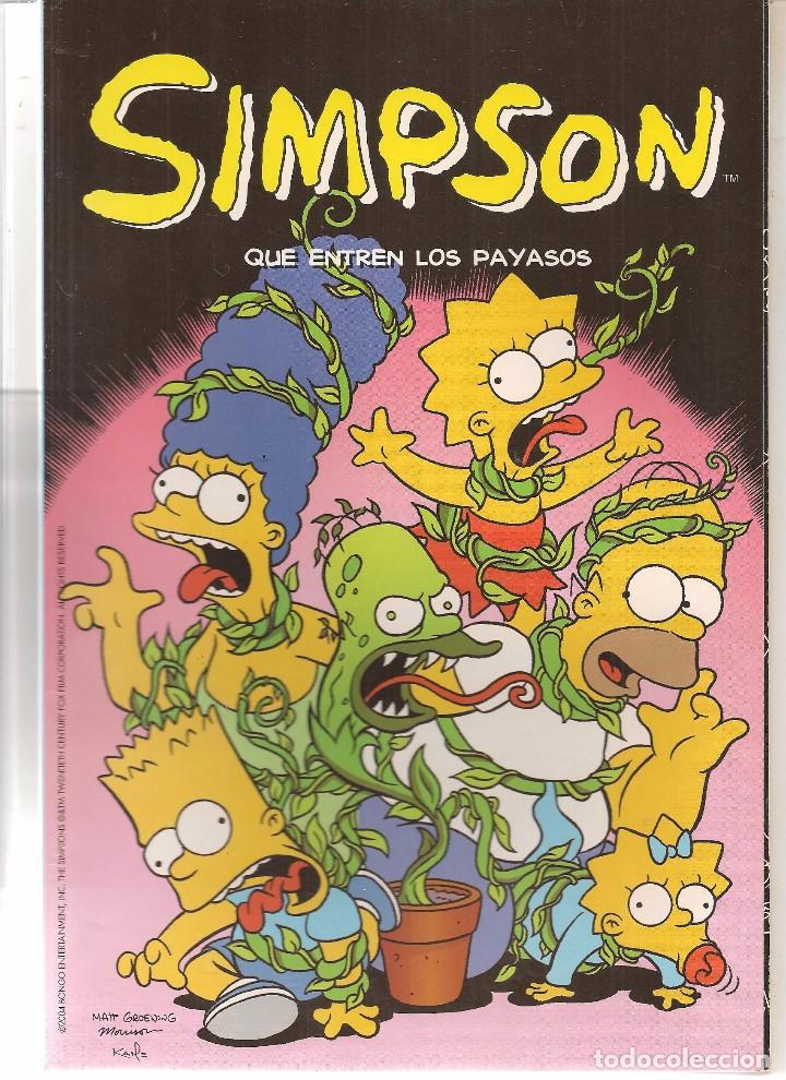 C&oacute;mics: SIMPSON. QUE ENTREN LOS PAYASOS. BONGO / EDICIONES B 2004. (ST/) - Foto 1
