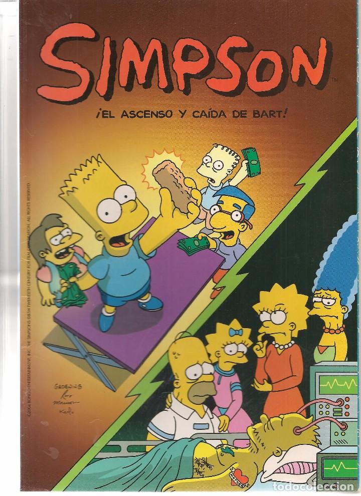 C&oacute;mics: SIMPSON. &iexcl; AL ASCENSO Y CAIDA DE BART !. BONGO / EDICIONES B 2004. (ST/) - Foto 1