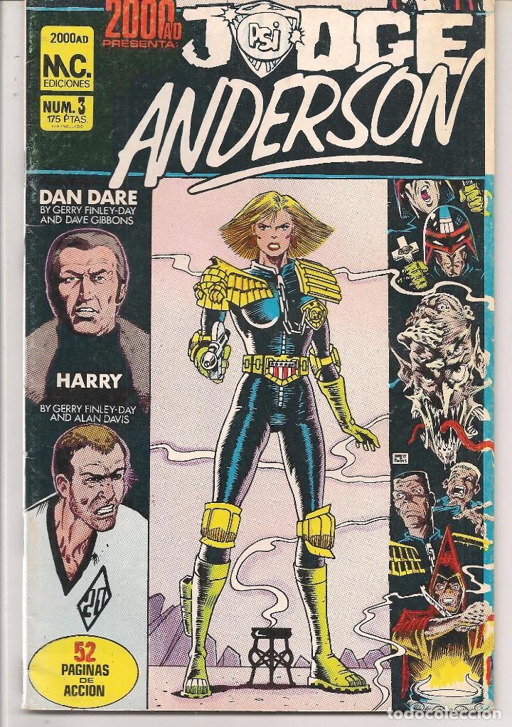 C&oacute;mics: 2000AD. PRESENTA: JUDGE ANDERSON. N&ordm; 3. MC EDICIONES . (C/A38) - Foto 1