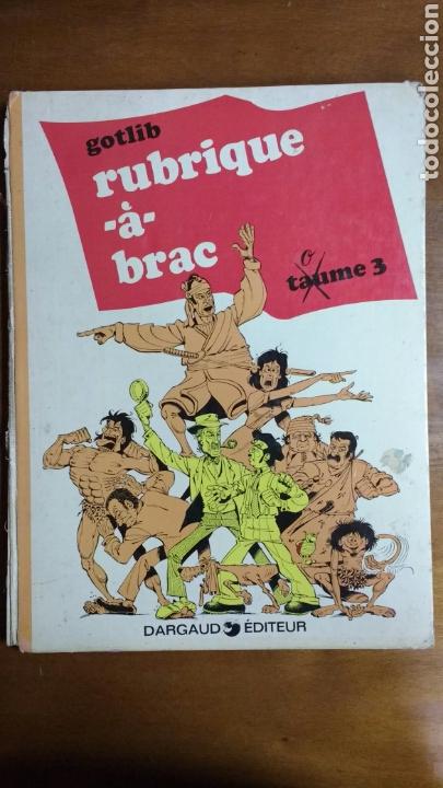 C&oacute;mics: Rubrique &agrave; brac tome 3. Gotlib. Dargaud. Edici&oacute;n francesa. 1972