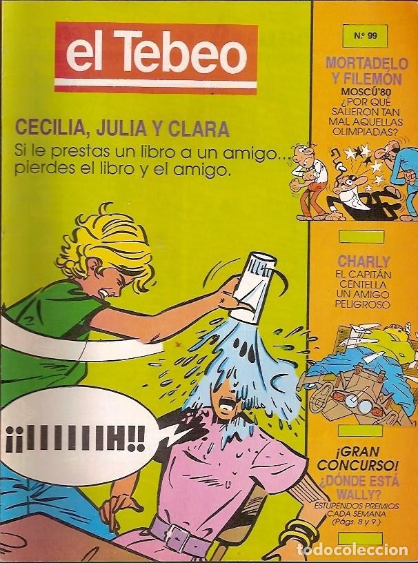 C&oacute;mics: REVISTA EL TEBEO N&ordm; 99 MORTADELO Y FILEMON - Foto 1