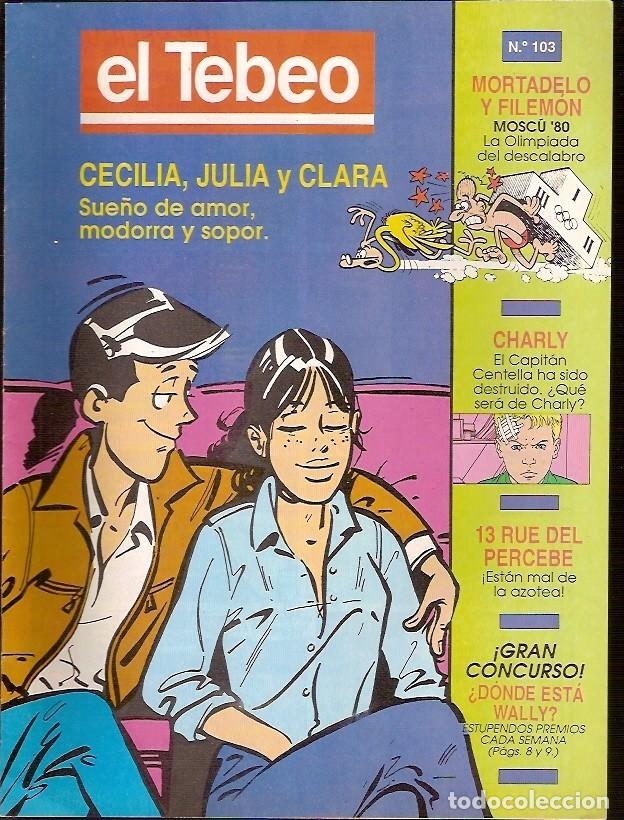 C&oacute;mics: REVISTA EL TEBEO N&ordm; 103 MORTADELO Y FILEMON - Foto 1