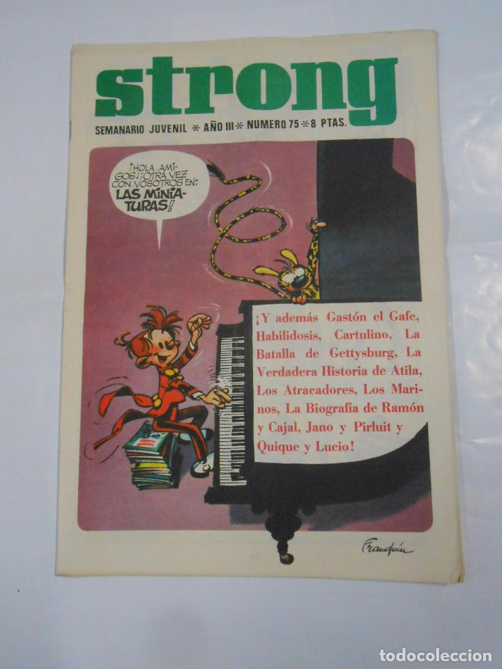 Comics : STRONG SEMANARIO JUVENIL A&Ntilde;O III. N&ordm; NUMERO 75. EDICIONES ARGOS JUVENIL. TDKC53