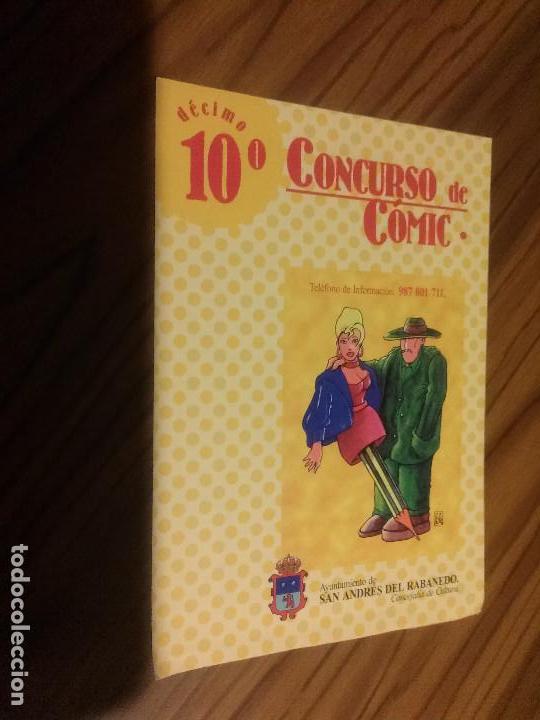Comics: BASES DEL 10 CONCURSO DE COMIC DE SAN ANDR&Eacute;S DEL RABANEDO. A5. 4 P&Aacute;GINAS. RARO