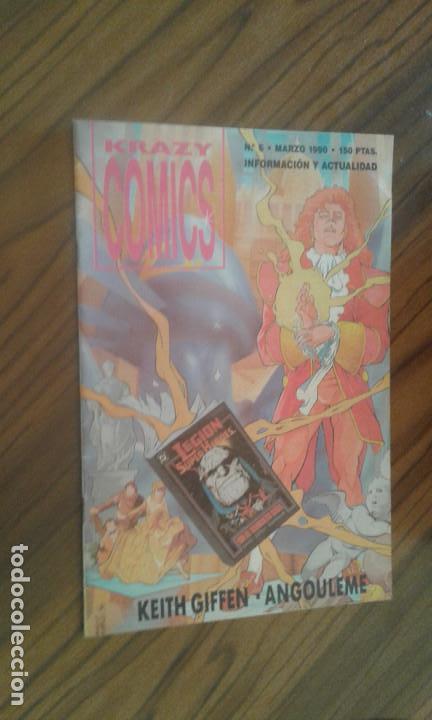 Comics: KRAZY COMICS 6. MARZO 1990. REVISTA DE GRAPA DE INFORMACI&Oacute;N DE COMICS. BUEN ESTADO. RARA