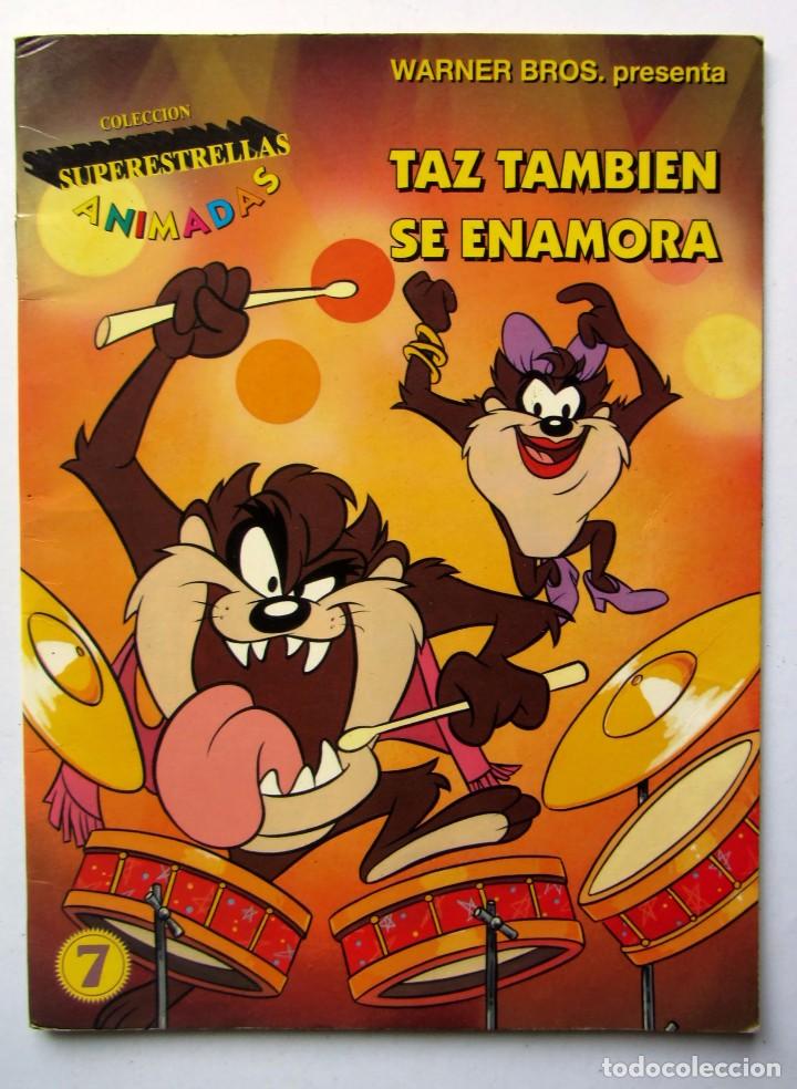 C&oacute;mics: TAZ TAMBI&Eacute;N SE ENAMORA  Warner Bros.   Colecci&oacute;n estrellas animadas N&ordm;7 1997
