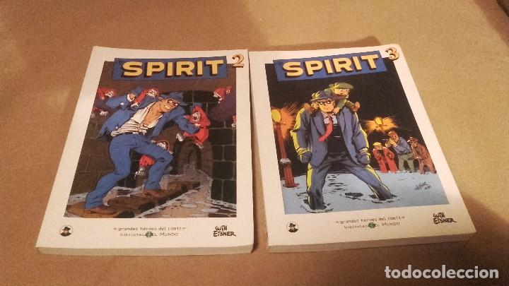 C&oacute;mics: GRANDES HEROES DEL COMIC BIBLIOTECA EL MUNDO SPIRIT 2 Y 3