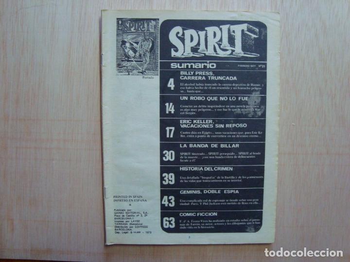 C&oacute;mics: Spirit n&ordm; 21 Garbo Editorial 1975 Will Eisner - Foto 1