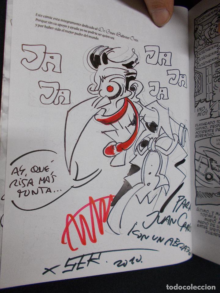 C&oacute;mics: ARKAM - EJEMPLAR FIRMADO Y CON DIBUJO ORIGINAL DE SERGIO BALLESTER - - Foto 2