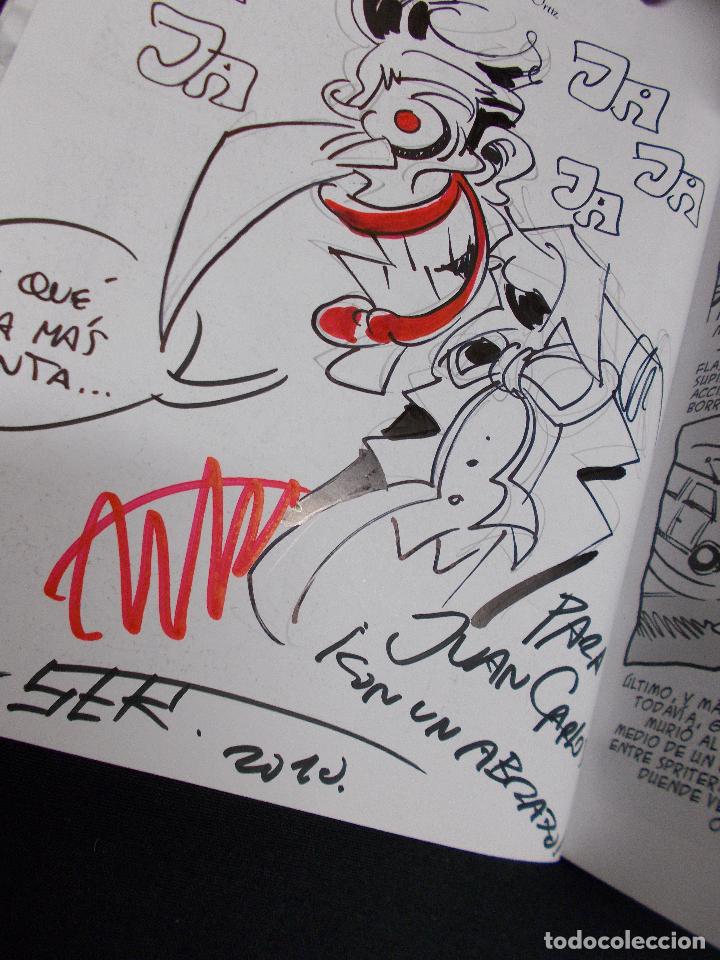 C&oacute;mics: ARKAM - EJEMPLAR FIRMADO Y CON DIBUJO ORIGINAL DE SERGIO BALLESTER - - Foto 3