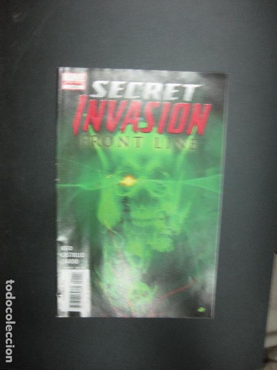C&oacute;mics: SECRET INVASION. FRONT LINE N&ordm;1. MARVEL. 2008. - Foto 1