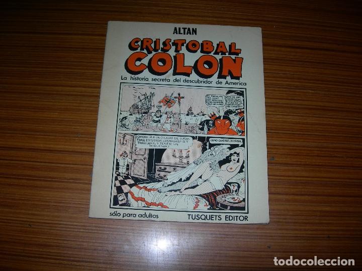 C&oacute;mics: ALTAN    CRISTOBAL COLON   EDITA TUSQUETS - Foto 1
