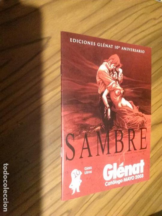 Comics: CATALOGO DE COMICS. GLENAT 10&ordm; ANIVERSARIO MAYO 2003. GRAPA. BUEN ESTADO. RARO