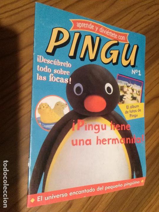 C&oacute;mics: PINGU 1. APRENDE Y DIVI&Eacute;RTE CON PINGU. REVISTA. GRAPA. ACOMPA&Ntilde;ABA EL VHS. RARO - Foto 1