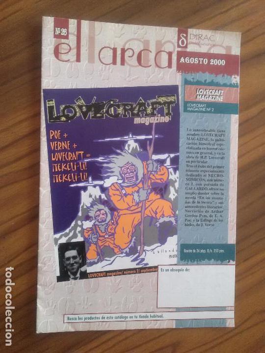 Comics: EL ARCA 26. AGOSTO 2000. CAT&Aacute;LOGO DE COMIC DE ESTE MES. 12 P&Aacute;GINAS. BUEN ESTADO. RARO