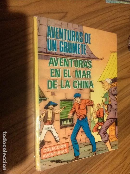 C&oacute;mics: AVENTURAS DE UN GRUMETE. AVENTURAS EN EL MAR DE LA CHINA. TAPA DURA. LOMO Y ESQUINAS TOCADAS.