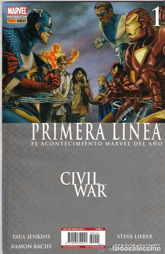 Comics: CIVIL WAR PRIMERA L&Iacute;NEA COMPLETA 6 N&ordm; OFERTA