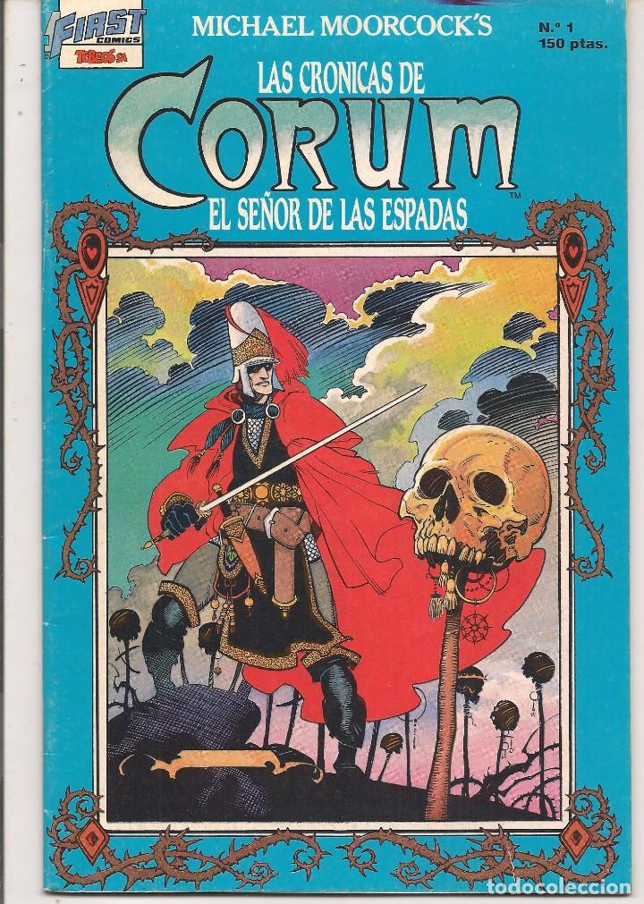 C&oacute;mics: LAS CR&Oacute;NICAS DE CORUM. EL SE&Ntilde;OR DE LAS ESPADAS. N&ordm; 1. FIRST COMICS. (C/A51) - Foto 1