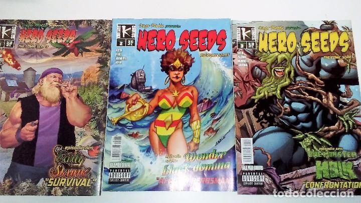 C&oacute;mics: HERO SEEDS LOTE DE N&Uacute;MEROS 1, 2 Y 3 Diego Motta - Foto 4