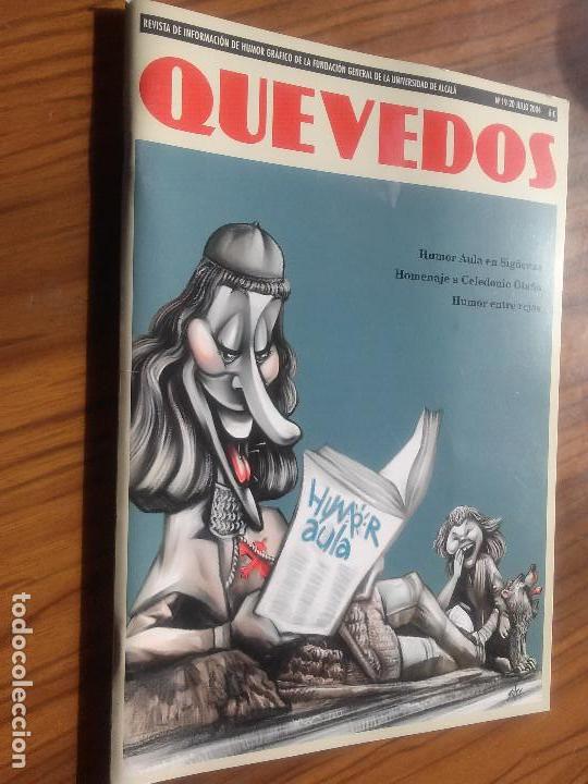C&oacute;mics: QUEVEDOS 19-20. JULIO 2004. REVISTA DE INFORMACI&Oacute;N DE HUMOR GR&Aacute;FICO. GRAPA. BUEN ESTADO. RARO