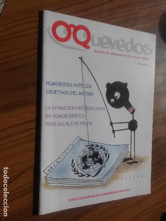 Comics: QUEVEDOS. 39. 2009. REVISTA DE INFORMACI&Oacute;N DE HUMOR GR&Aacute;FICO. GRAPA. BUEN ESTADO. RARO