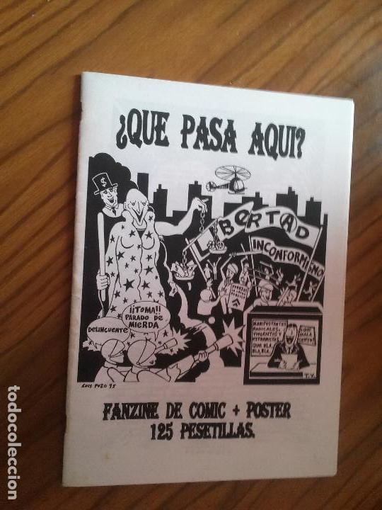 Comics: &iquest;QU&Eacute; PASA AQU&Iacute;?. FANZINE EN GRAPA. BUEN ESTADO. RARO. 32 P&Aacute;GINAS.