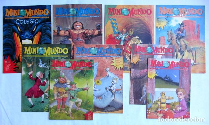 Comics: MINIMUNDO  LOTE DE 9 REVISTAS(1994-95-96) VER FOTOGRAF&Iacute;AS Y/O CONSULTAR