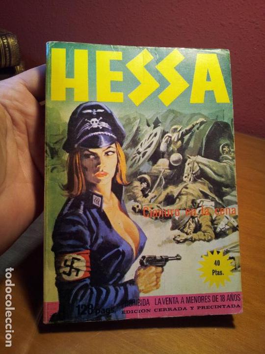 Comics: HESSA N&ordm; 12 CIANURO EN LA CENA. ELVIBERIA 1977. 40 PTS~REF-1AC