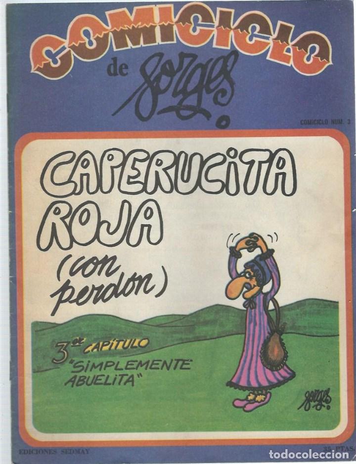 C&oacute;mics: COMICICLO DE FORGES n&ordm; 3  - CAPERUCITA ROJA - SEDMAY - 1974 - Foto 1
