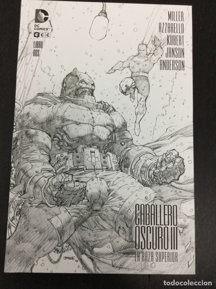 C&oacute;mics: Caballero Oscuro III La Raza Superior (Libro 2 Carton&eacute;) Miller, Azzarello, Kubert, Janson, ECC - Foto 1
