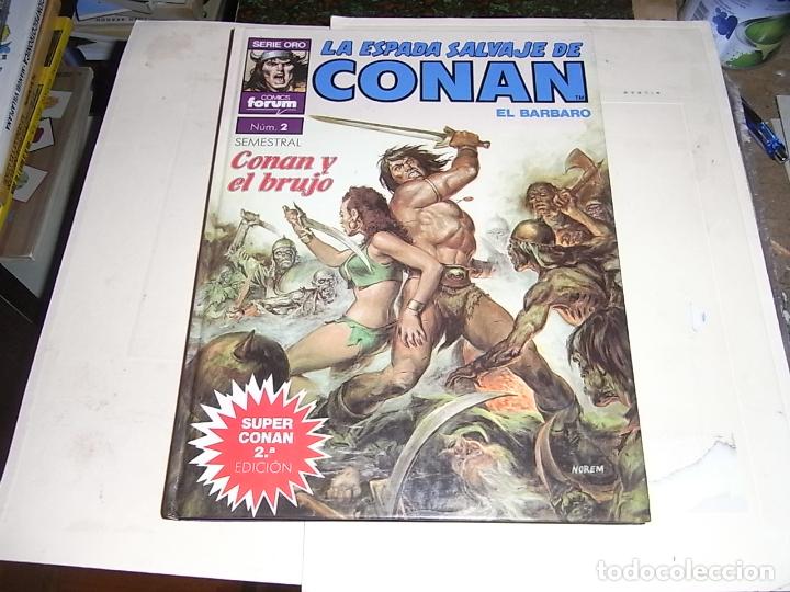 C&oacute;mics: La Espada Salvaje de Conan, Serie Oro, Comics Forum numero 2, Super Conan - Foto 1