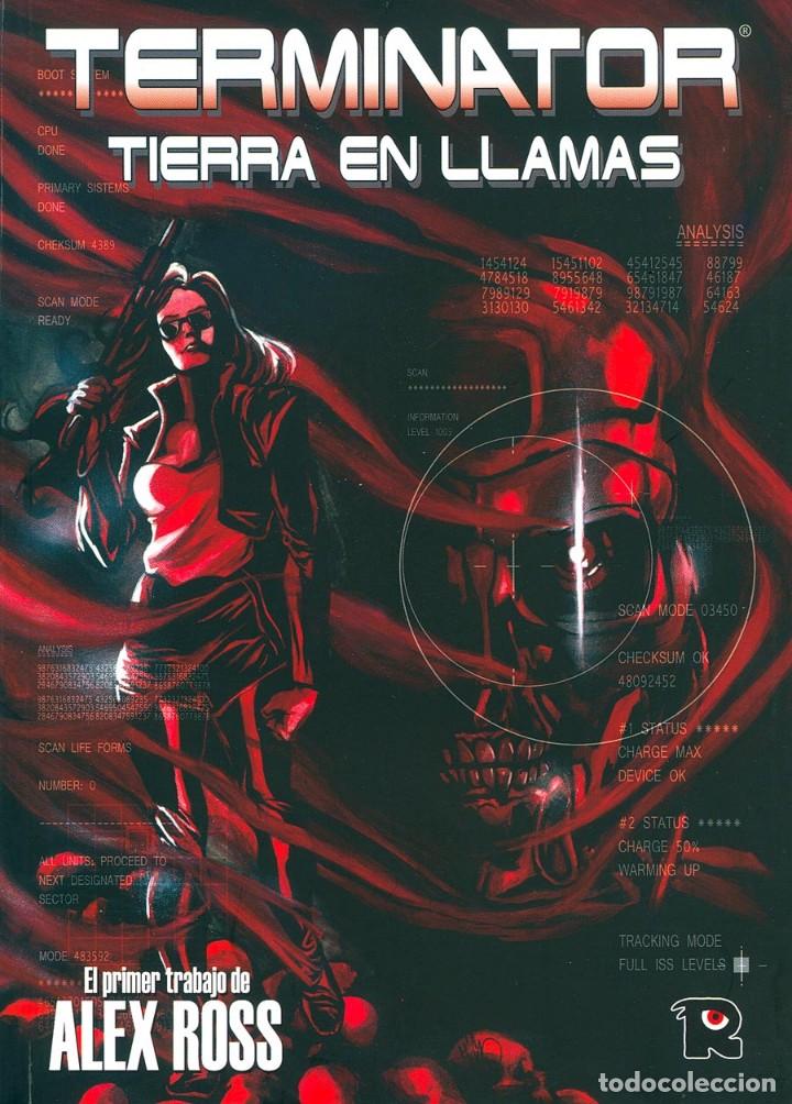 C&oacute;mics: comic terminator tierra en llamas tomo, aleix ross tomo unico nuevo