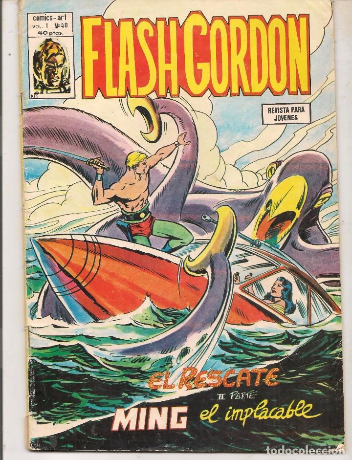 C&oacute;mics: FLASH GORDON. VOL. 1. N&ordm; 40. COMICS-ART.  (RF.MA)C/9 - Foto 1