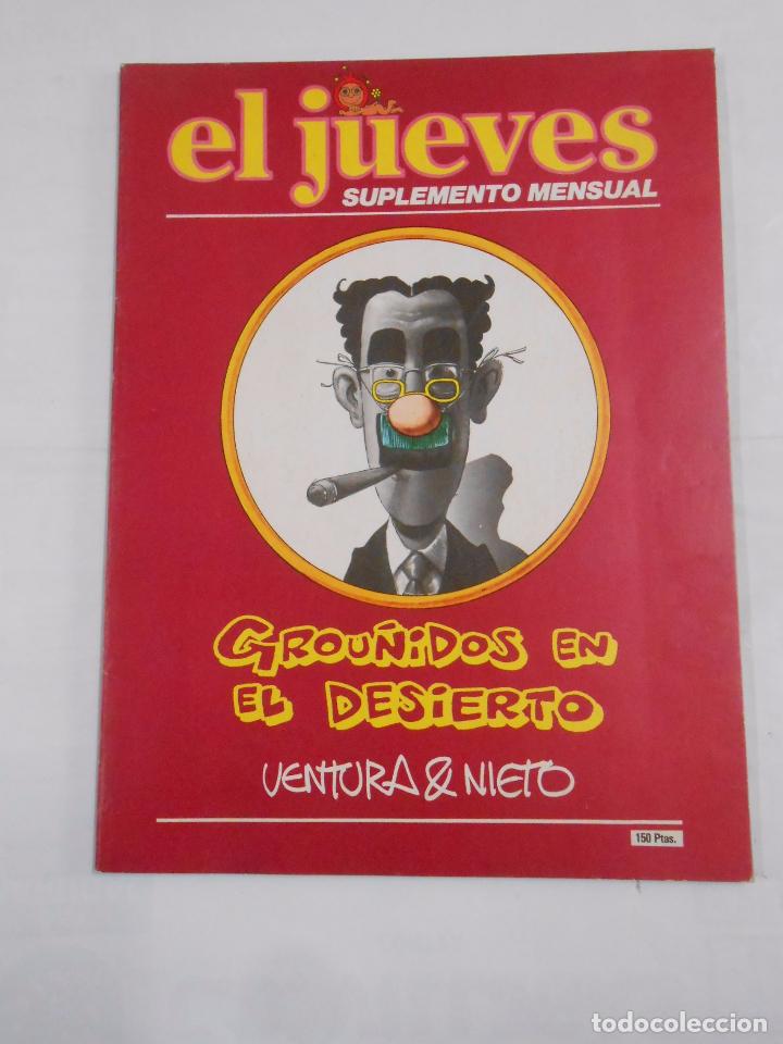 C&oacute;mics: GROU&Ntilde;IDOS EN EL DESIERTO. VENTURA Y NIETO. SUPLEMENTO MENSUAL EL JUEVES (1980). TDKC23