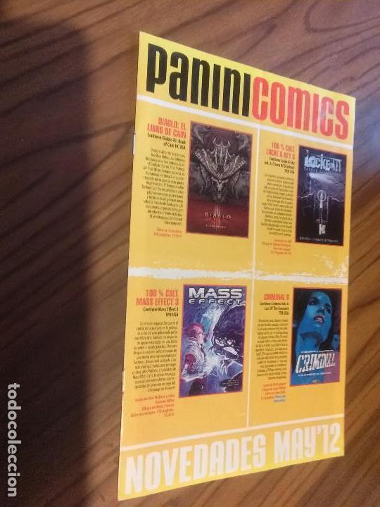 Comics: PANINI. BOLET&Iacute;N DE NOVEDADES DE MAYO DE 2012. DOBLADO. BUEN ESTADO GENERAL. RARO